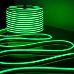 Гибкий неон LS001 220V 9.6W 120Led 2835 IP67 односторонний зеленый, 50 м — изображение 5