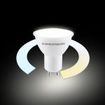 Խելացի լամպ GU10 LED 7W 3300K-6500K CCT+DIM (BLGU1018)
