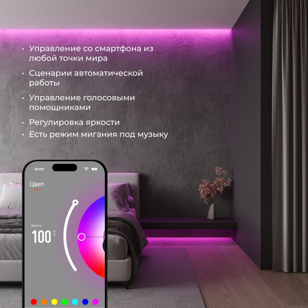 Умный контроллер для светодиодных лент RGB 12-24 В 95002/00 — изображение 3