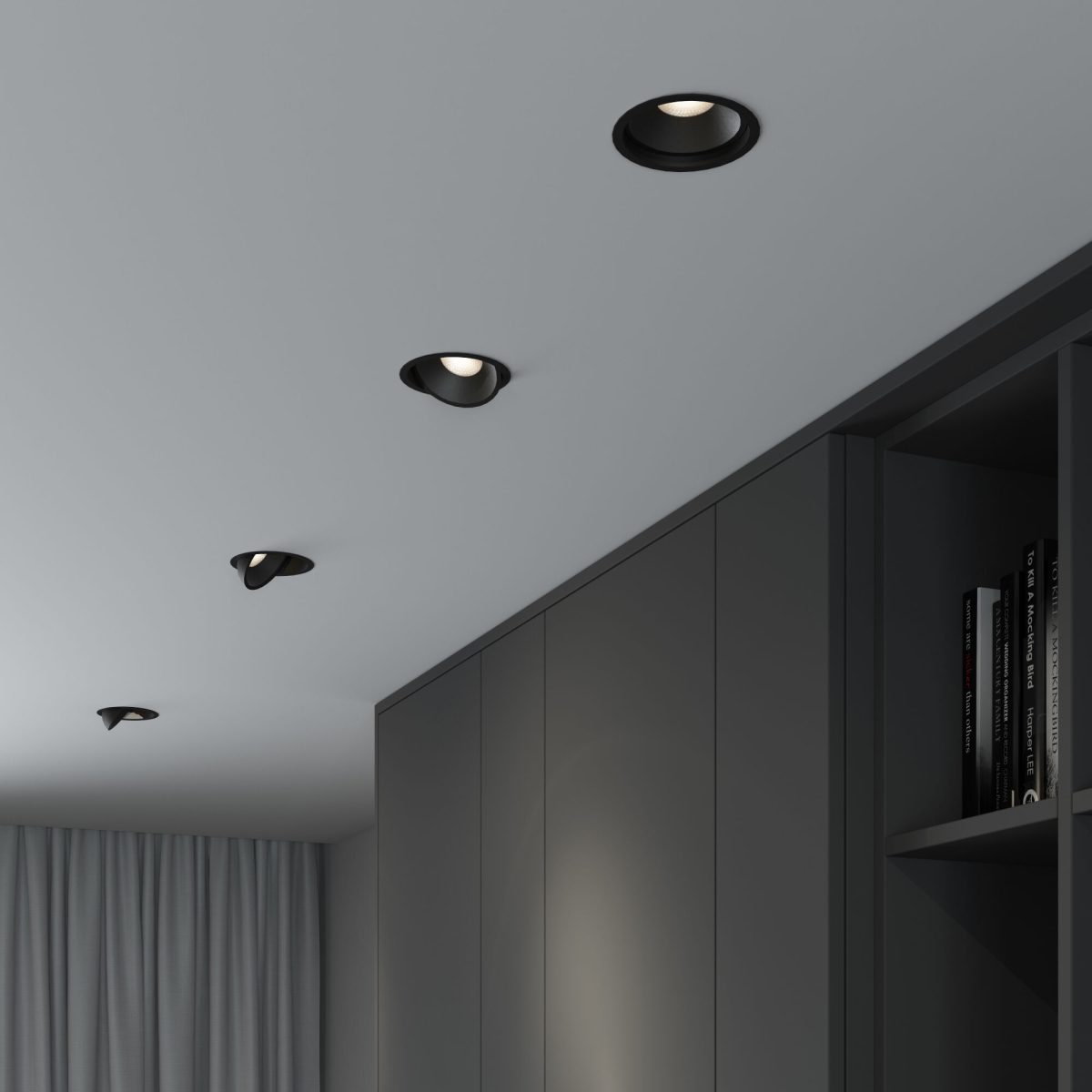 25083/LED 6W 4200K սև - Image 5