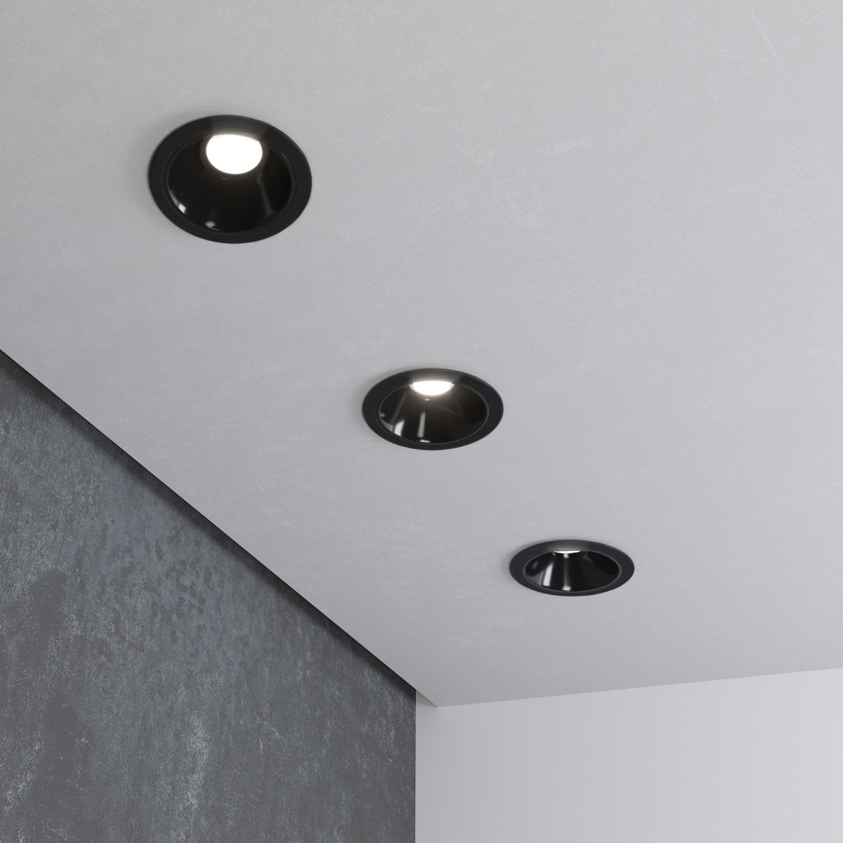 25081/LED 8W 4200K սև - Image 2