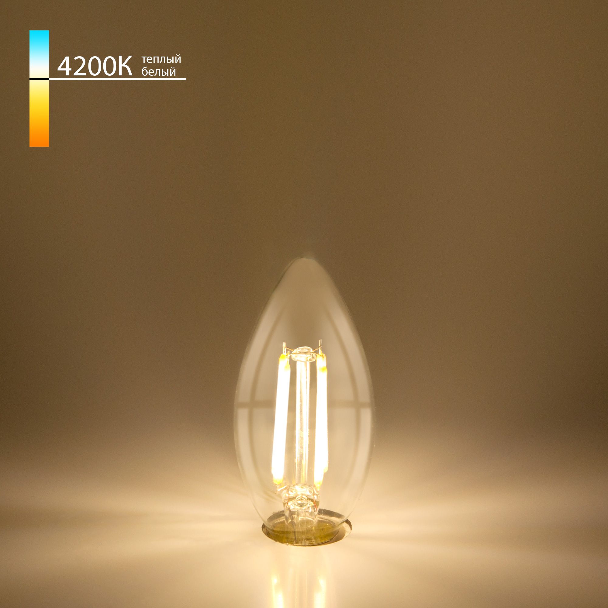 filamentnaya-svetodiodnaya-lampa-svecha-c35-9w-4200k-e14-cw35-prozrachnyy-ble1426-a050132-0001.jpg Филаментная светодиодная лампа "Свеча" C35 9W 4200K E14 (CW35 прозрачный) BLE1426 — изображение 1