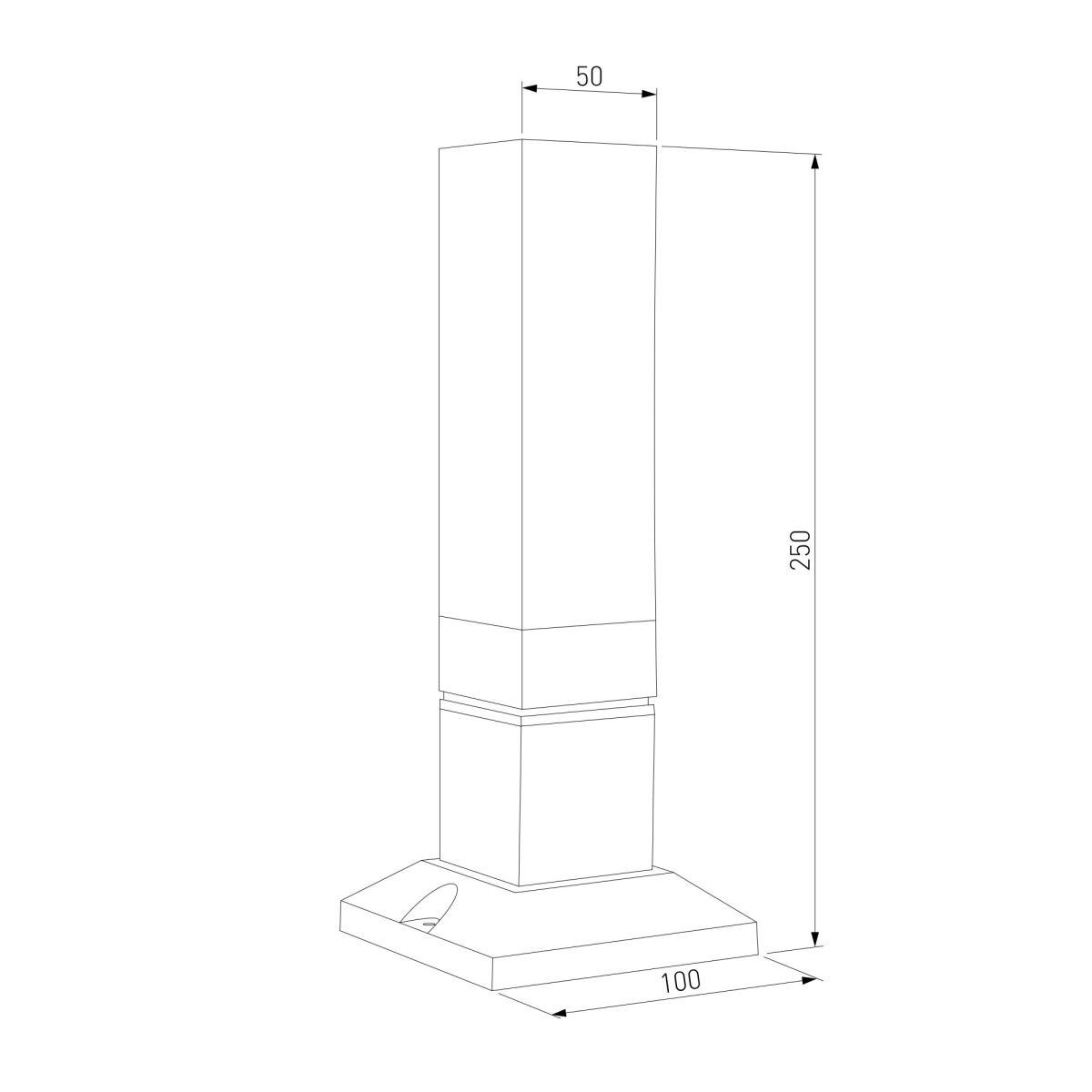 Ландшафтный светильник 1536 TECHNO LED 3000K чёрный IP54 1536 TECHNO LED — изображение 4