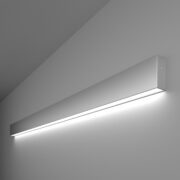 Գծային վրադիր միակողմանի LED լուսատու 128սմ 25W 6500K մատե արծաթագույն (101-100-30-128)