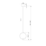 Подвесной светильник 50257/1 LED никель — изображение 6