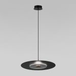 Подвесной светильник с металлическим плафоном 40030/1 LED / черный