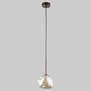 Подвесной светильник со стеклянным плафоном 11025 Lava Brown