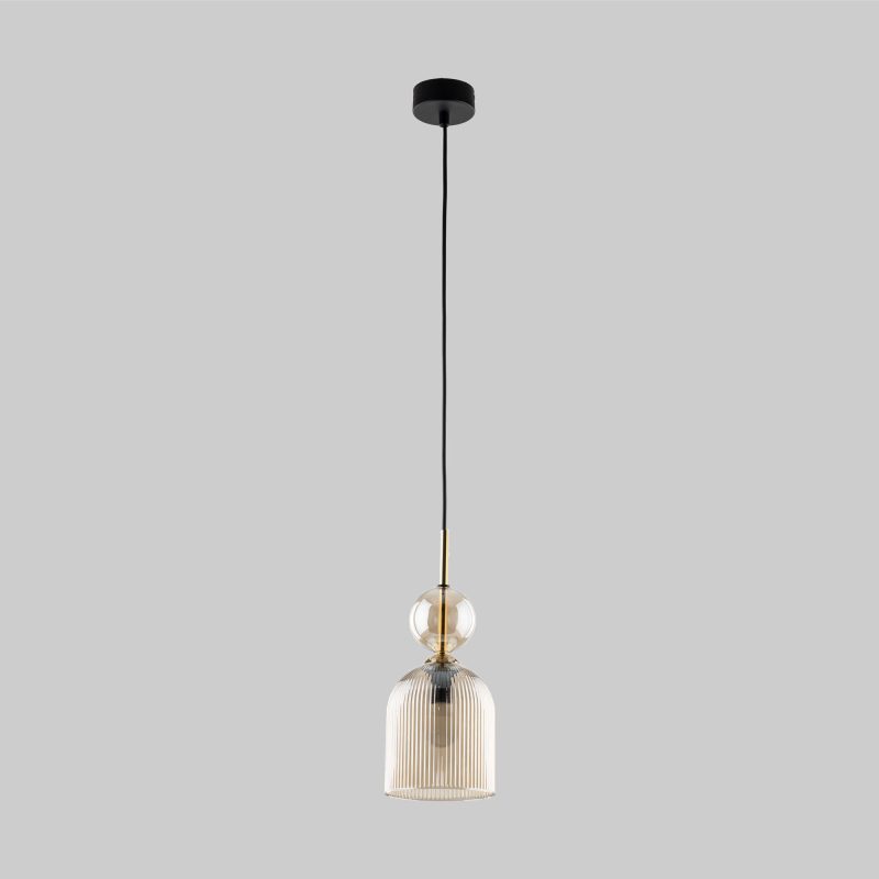 Подвесной светильник со стеклянным плафоном 11039 Sophia Cognac