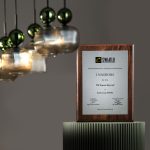 Կախովի լուսատու ապակե պլաֆոնով 11144 Sophia Green Cognac - Image 3