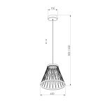 Подвесной светодиодный светильник 40016/1 LED коричневый — изображение 6