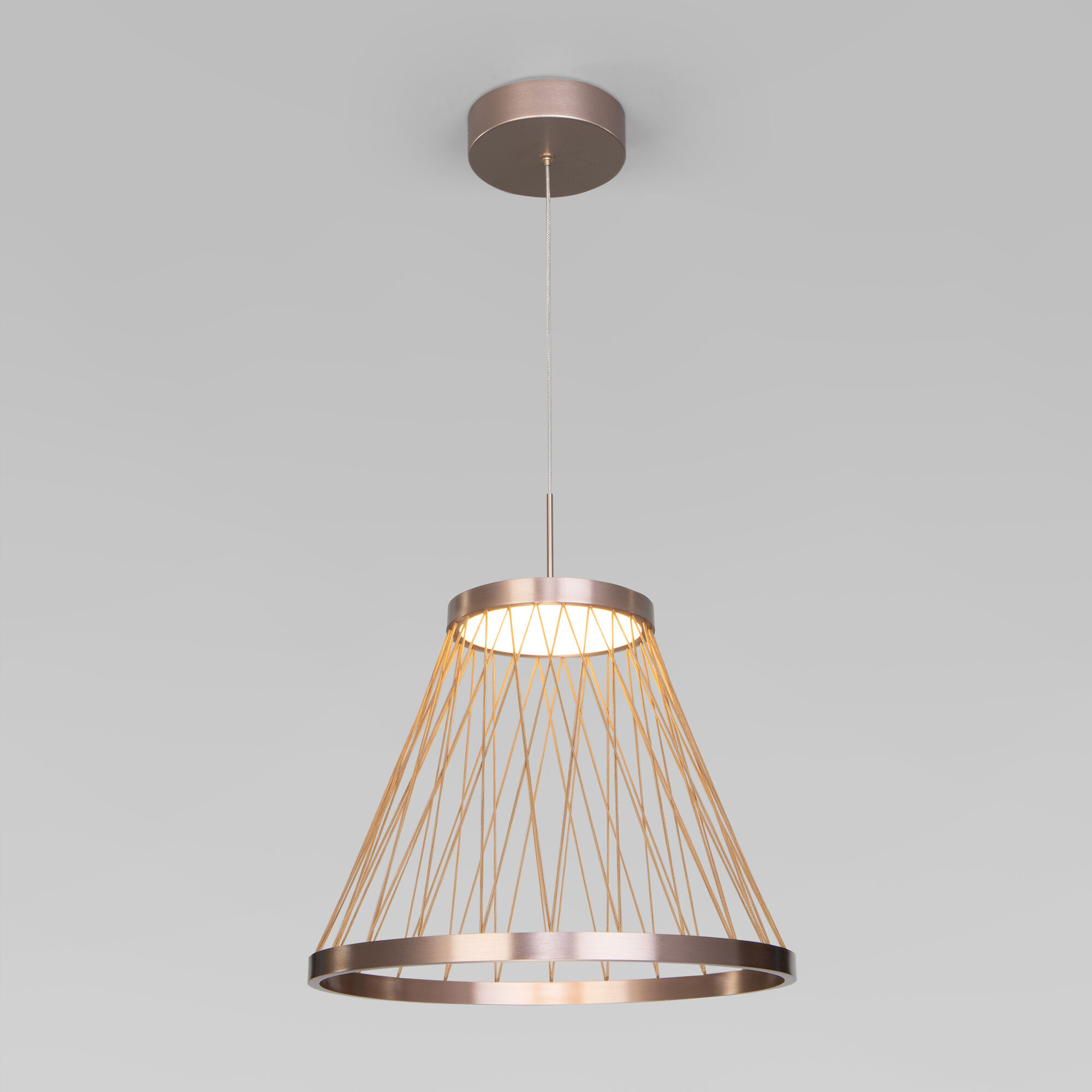 podvesnoy-svetodiodnyy-svetilnik-40016-1-led-korichnevyy-a069283_0001.jpg Подвесной светодиодный светильник 40016/1 LED коричневый — изображение 1
