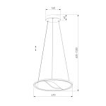 Կախովի LED լուսատու 40026/1 LED սեռըյ - Image 7