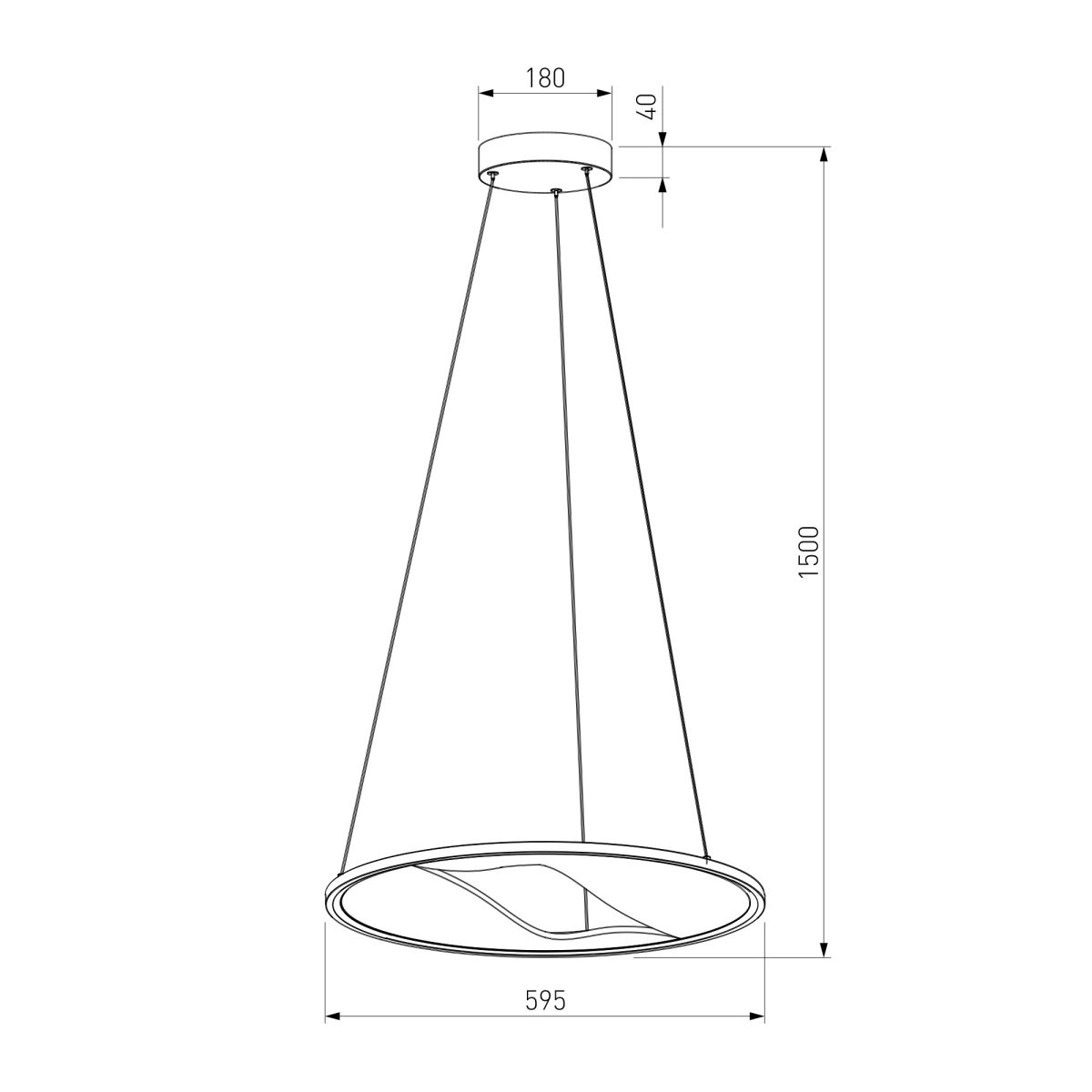 Կախովի LED լուսատու 40027/1 LED սեռըյ - Image 4