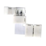 Угловой коннектор для одноцветной светодиодной ленты 2835, 3528 (10 шт.) LED 1L