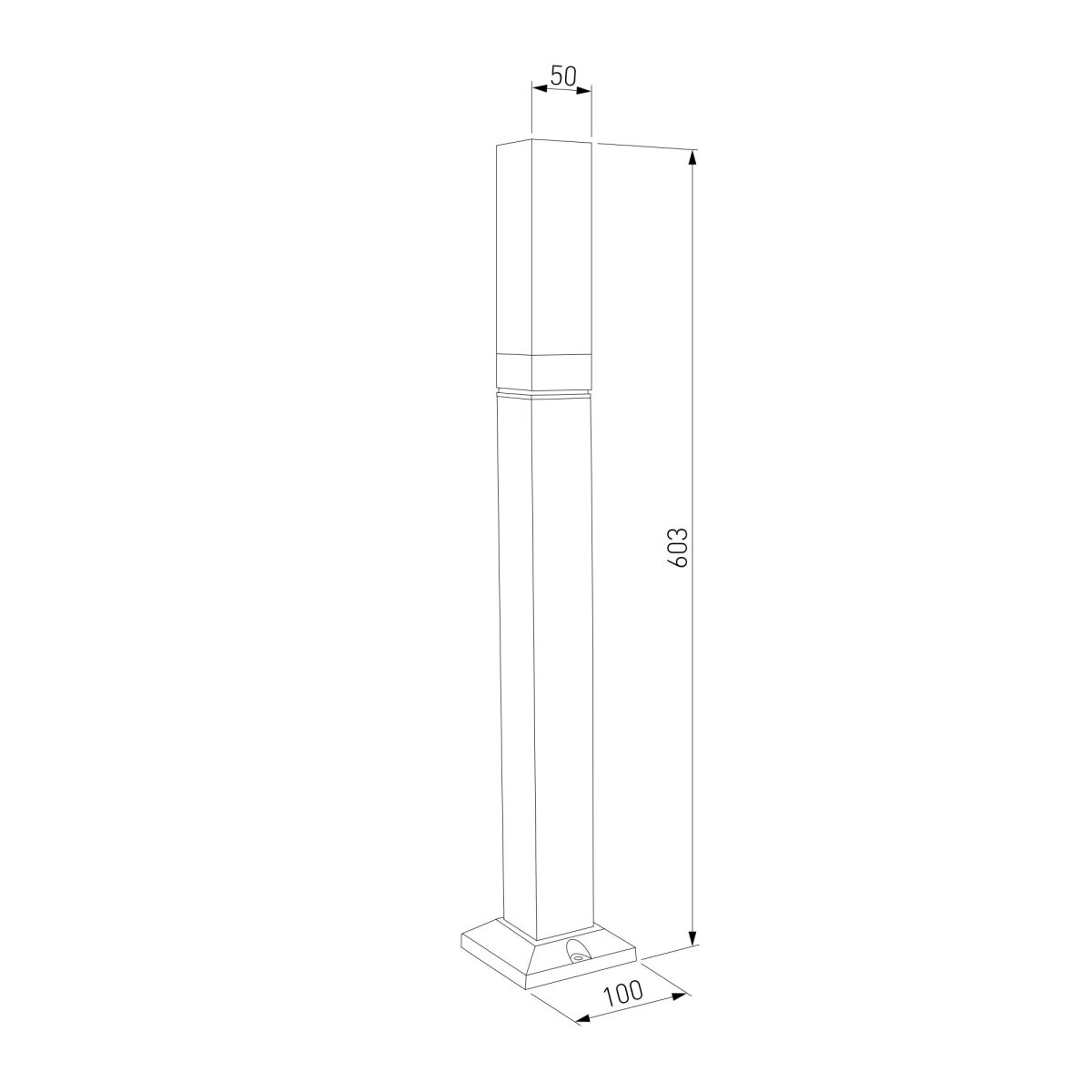 Уличный ландшафтный светильник 1537 TECHNO LED 3000K чёрный 1537 TECHNO LED — изображение 4