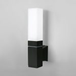 Արտաքին պատային LED լուսատու Սև IP54 1534 TECHNO LED