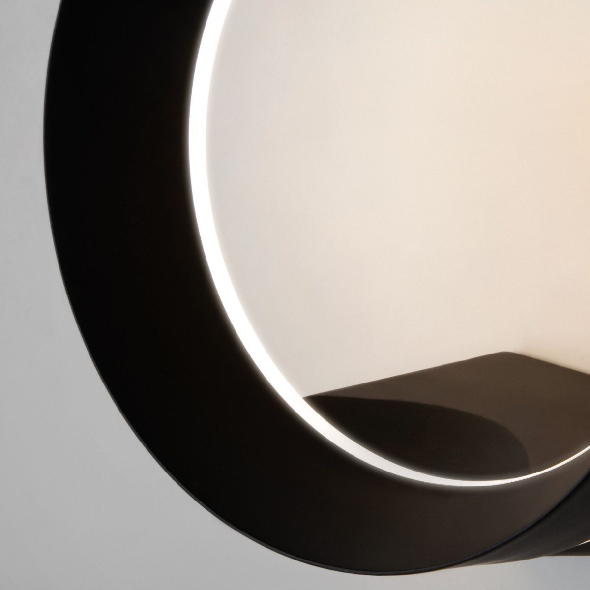 Արտաքին պատային LED լուսատու Ring IP54 1710 TECHNO LED սև - Image 4