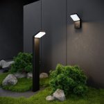 Уличный настенный светодиодный светильник Sensor IP54 с датчиком движения 1541 TECHNO LED черный — изображение 3