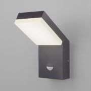 Уличный настенный светодиодный светильник Sensor IP54 с датчиком движения 1541 TECHNO LED серый